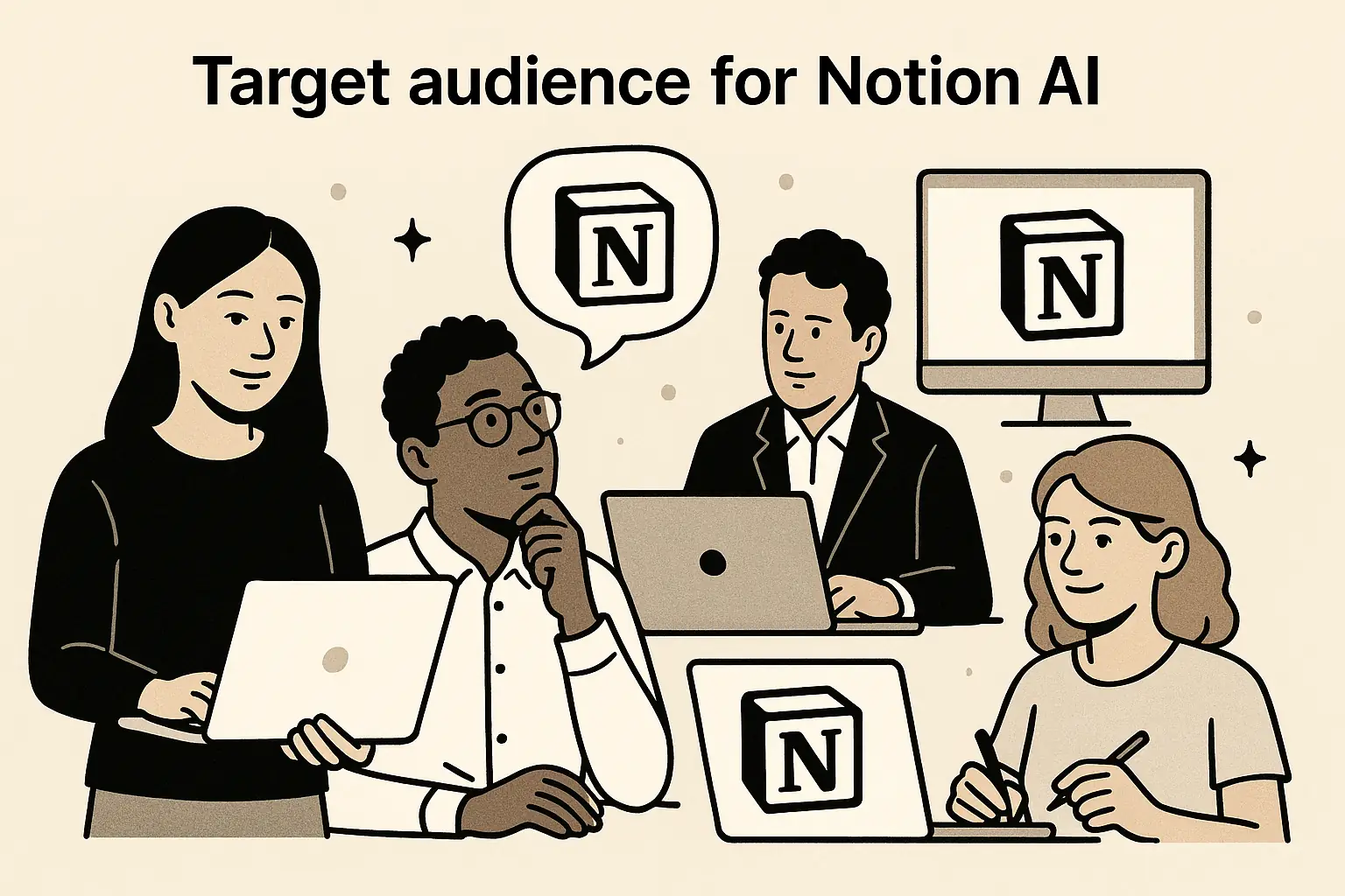 Target audience for Notion AI