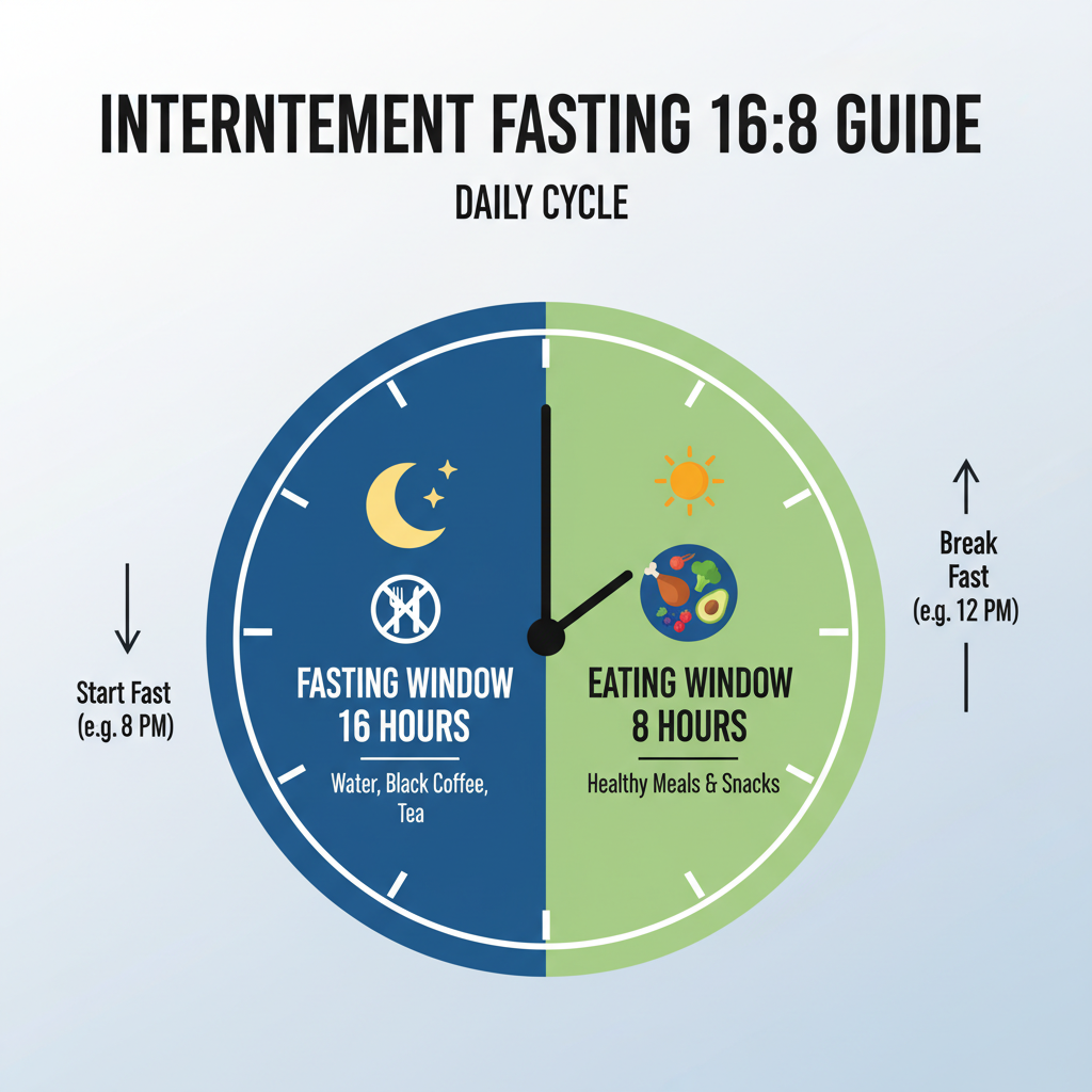 Intermittent Fasting Concept Infographic