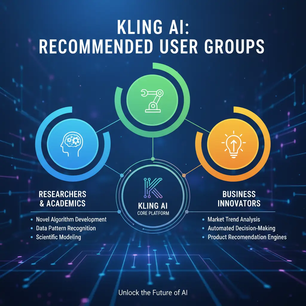 Kling AI target users screenshot