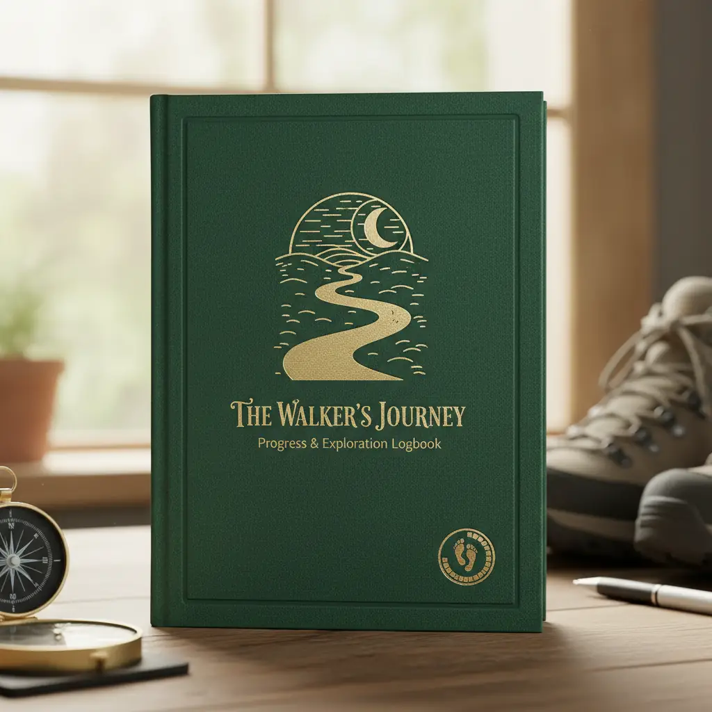 Walking journal with progress tracking.