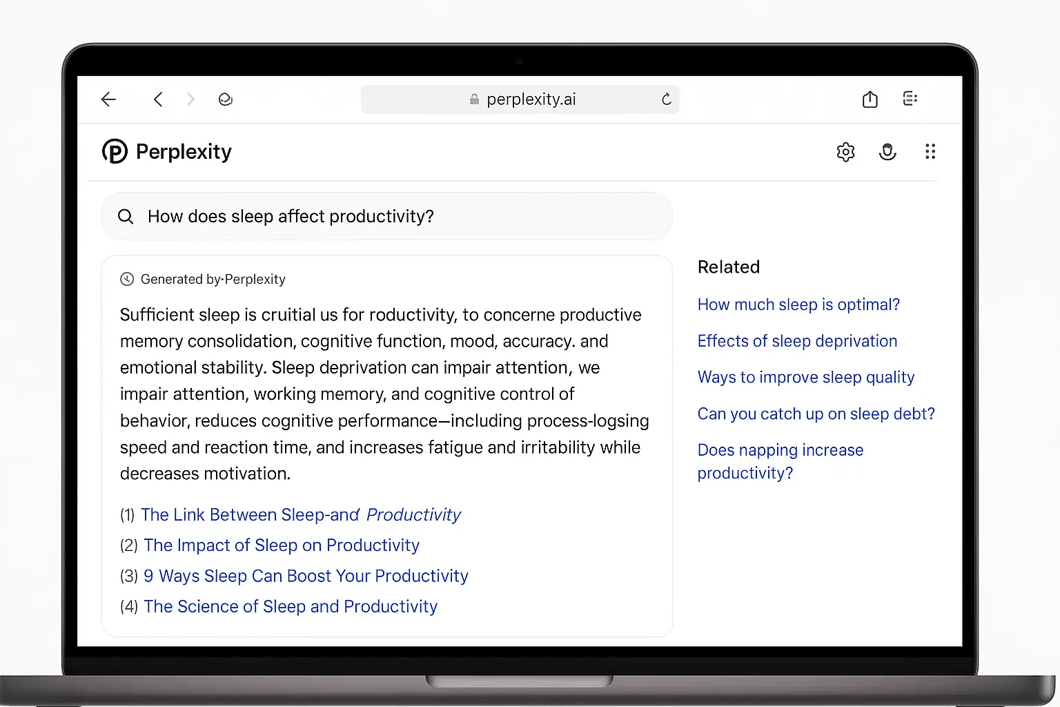 Research Productivity with Perplexity AI
