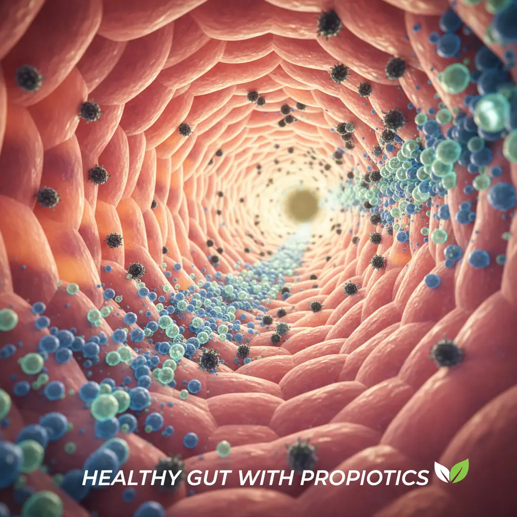 A healthy gut with probiotics