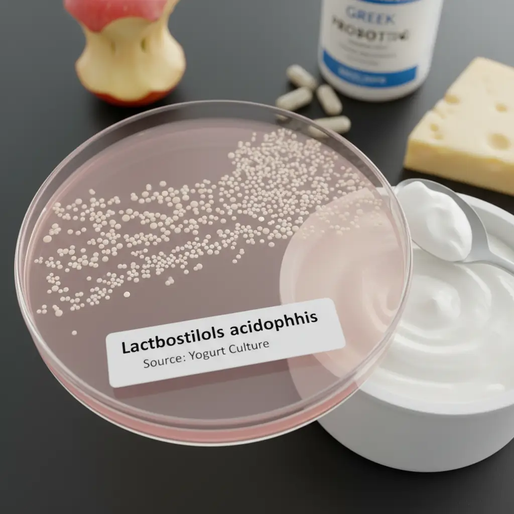 Different strains of probiotics