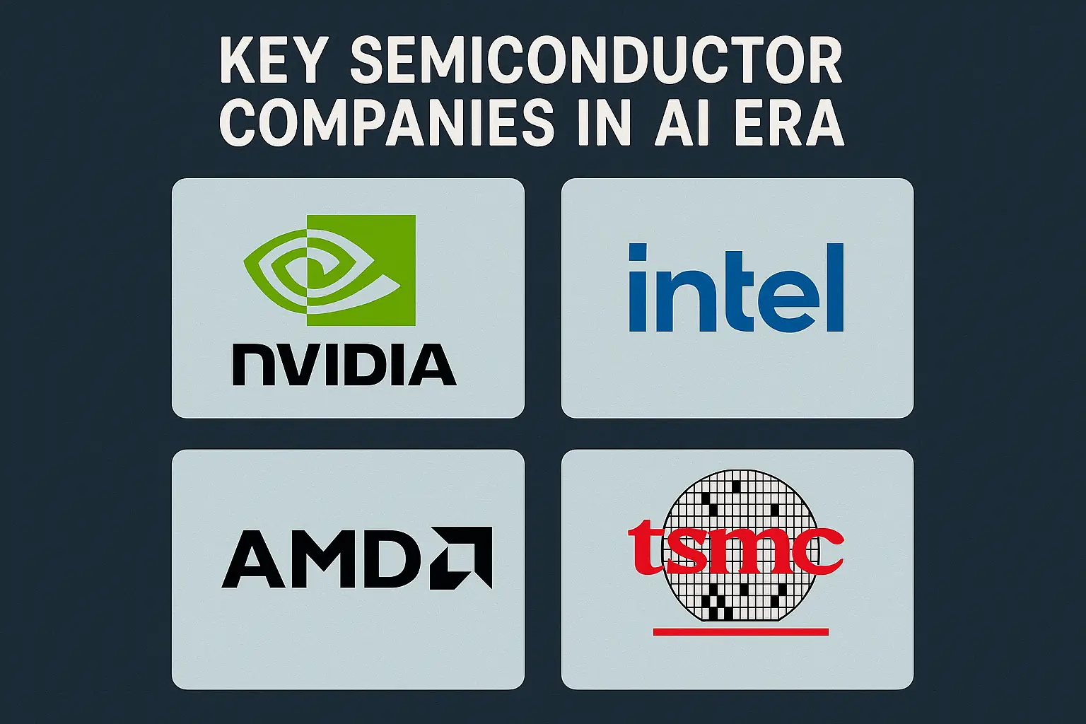 Key semiconductor companies in AI era