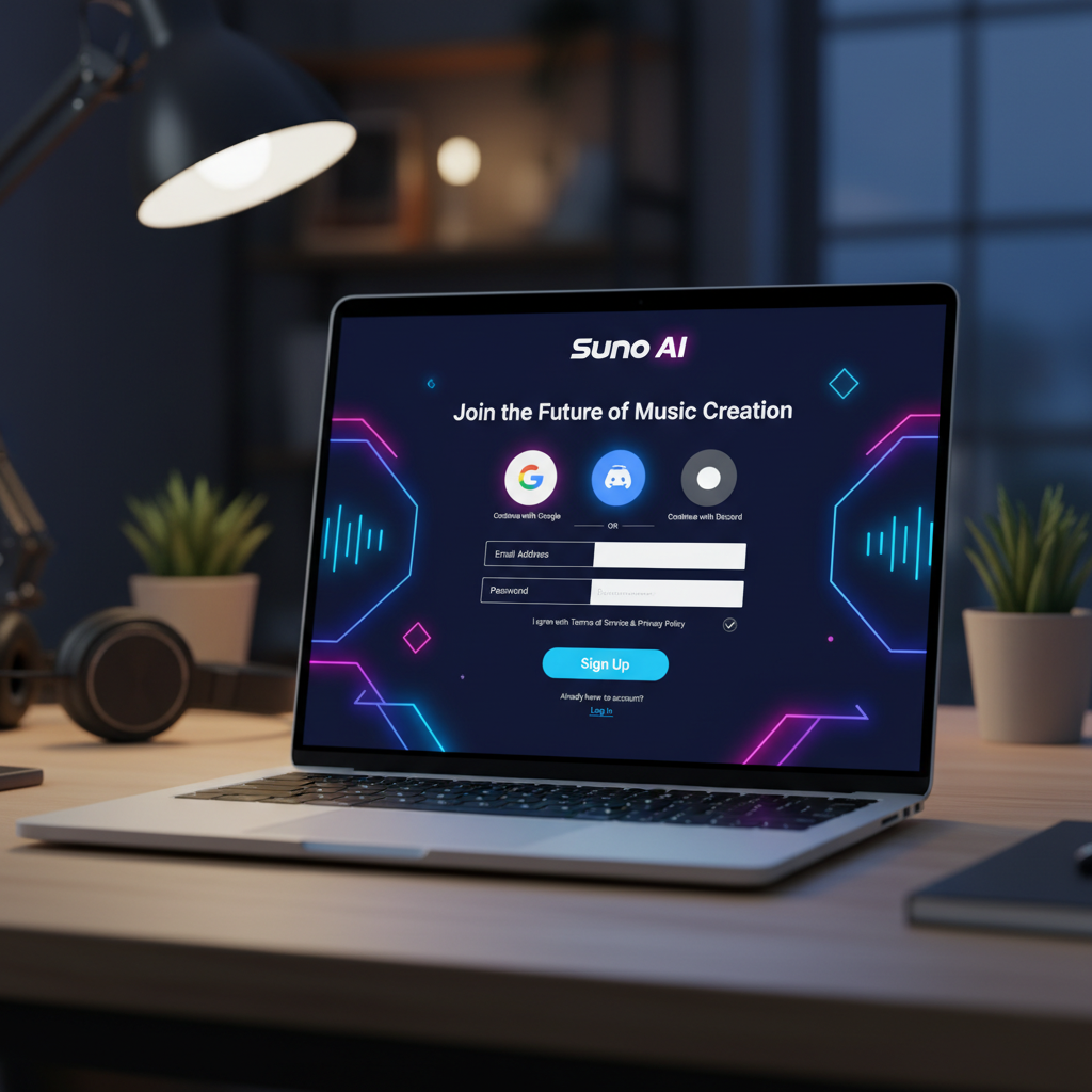 Suno AI signup process