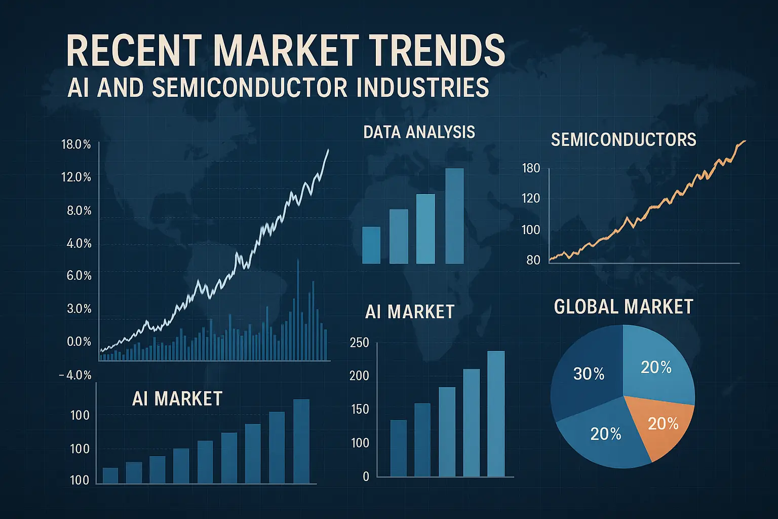 Recent market trends in AI and semiconductor industries