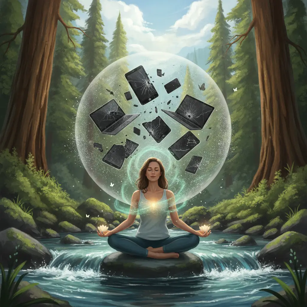 Digital Detox Meditation with Nature