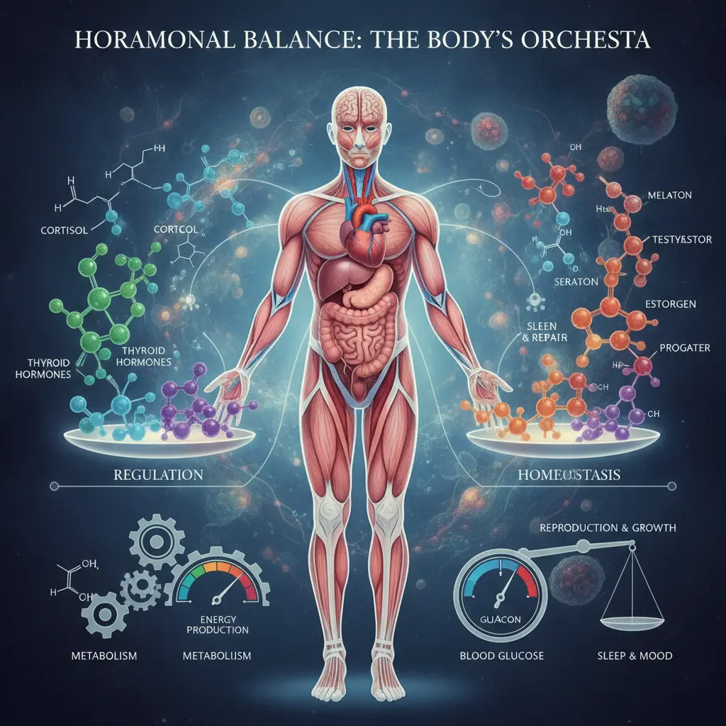 Hormone balance concept