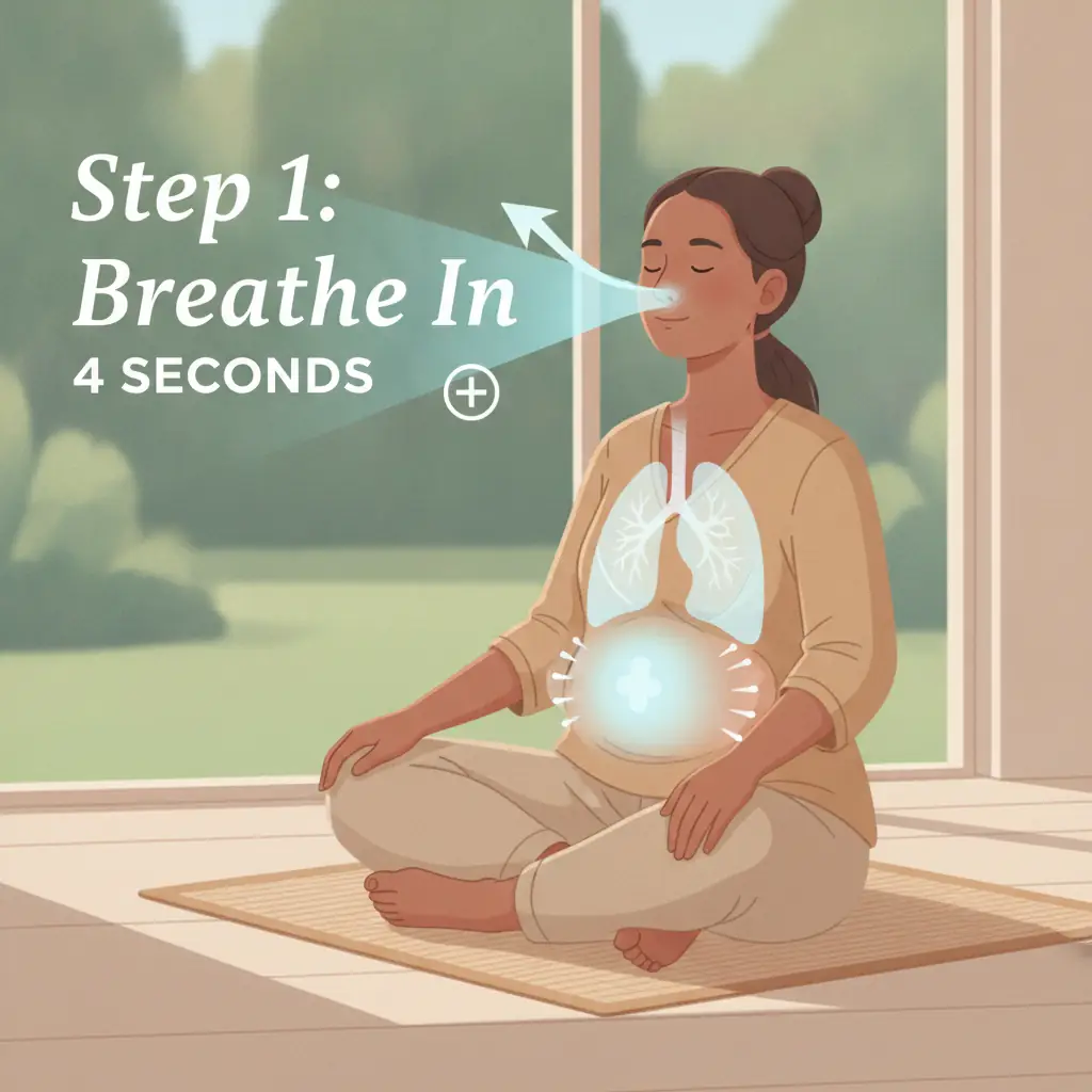 4-7-8 Breathing Practice Image
