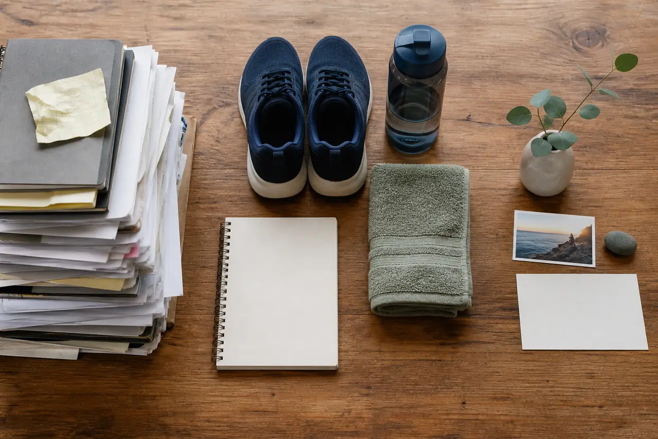 A three-part worktable examining capability, opportunity, and motivation behind a paused habit