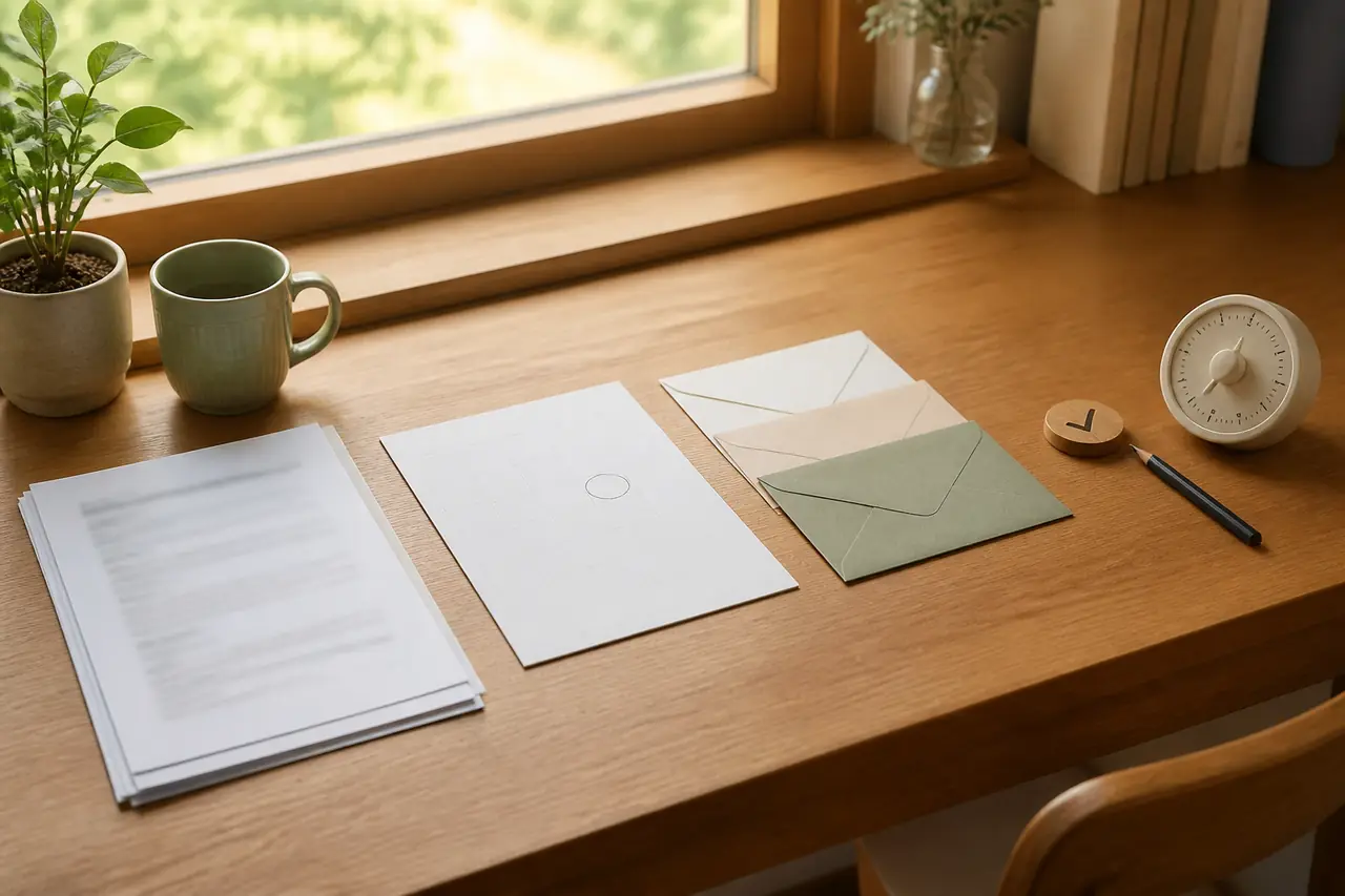 A twenty-minute monthly money reset arranged from transaction review to due dates and one next action